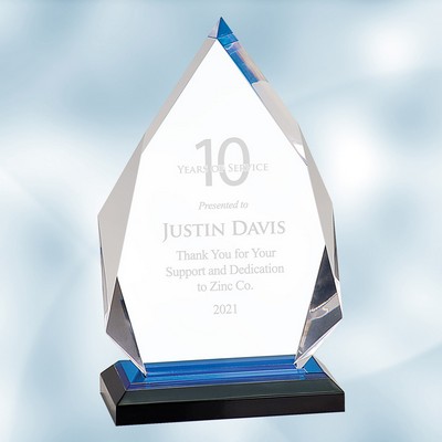 Blue Diamond Impress Acrylic Award (S)